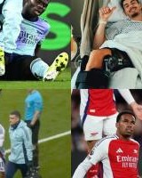 枪手本赛季4主力腿筋受伤：萨卡休3个月，哈弗茨加布赛季报销